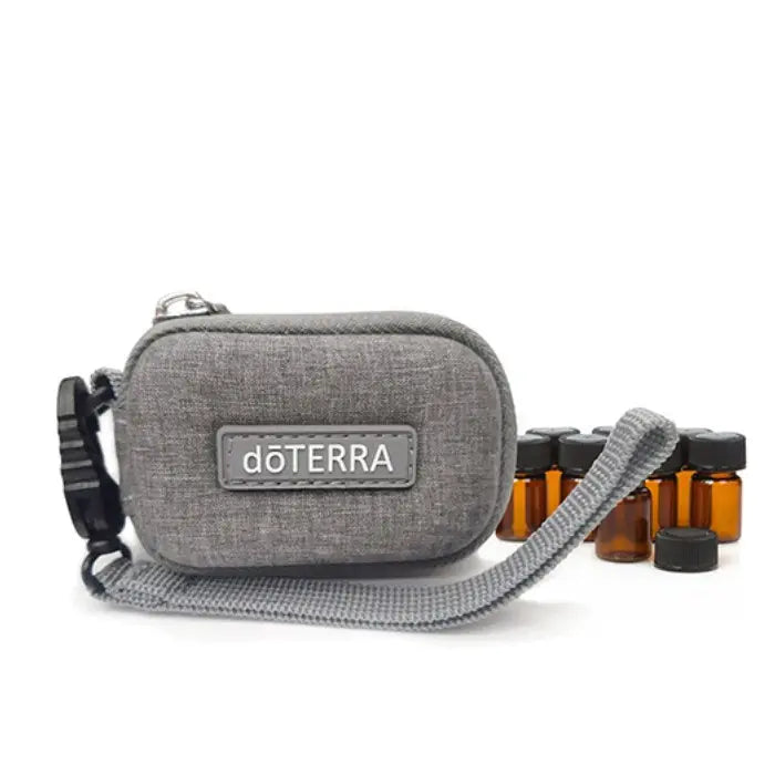 doTERRA Schlüsselanhänger Grau für 8 Fläschchen