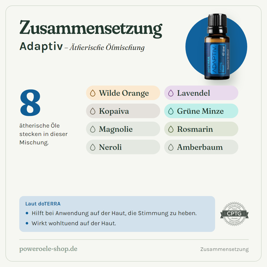 doTERRA Adaptiv - Zusammensetzung