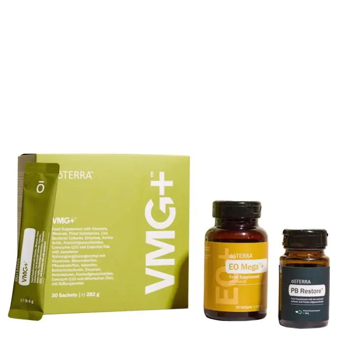 doTERRA Bundle Wohlbefinden – VMG+, Omega & PB Restore