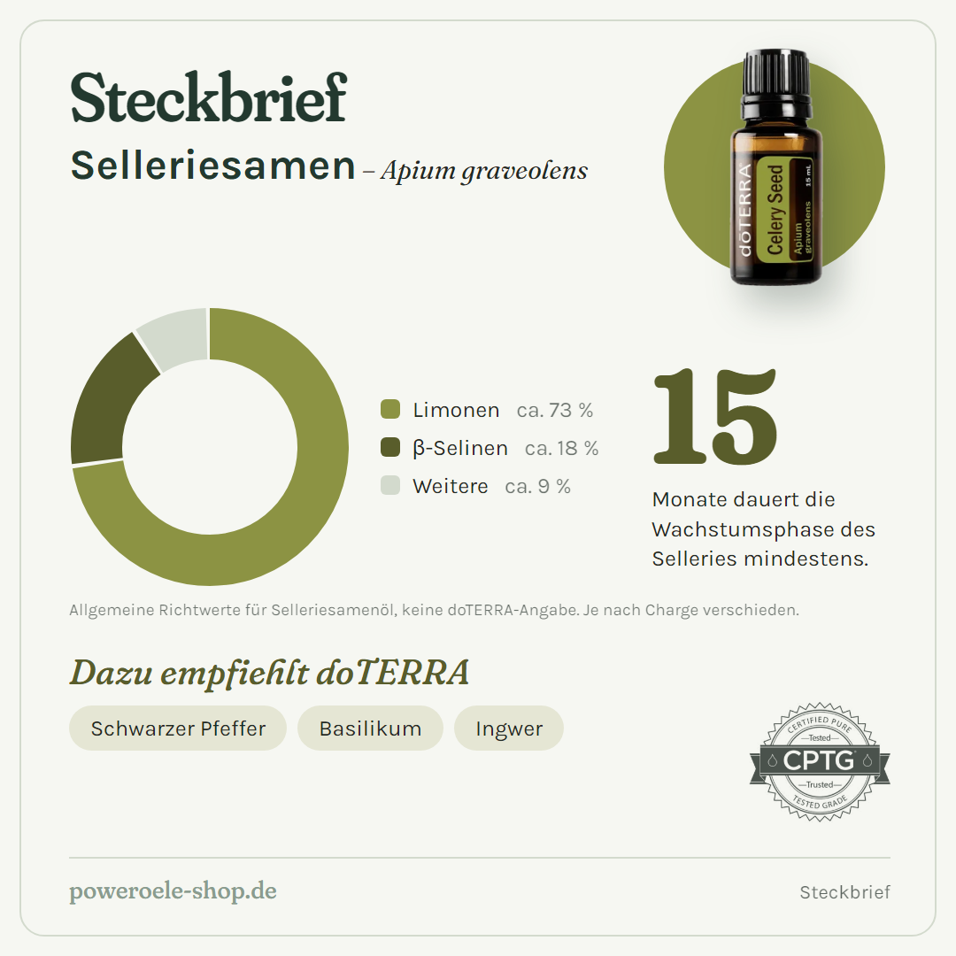 doTERRA Celery Seed (Selleriesamen) - Steckbrief