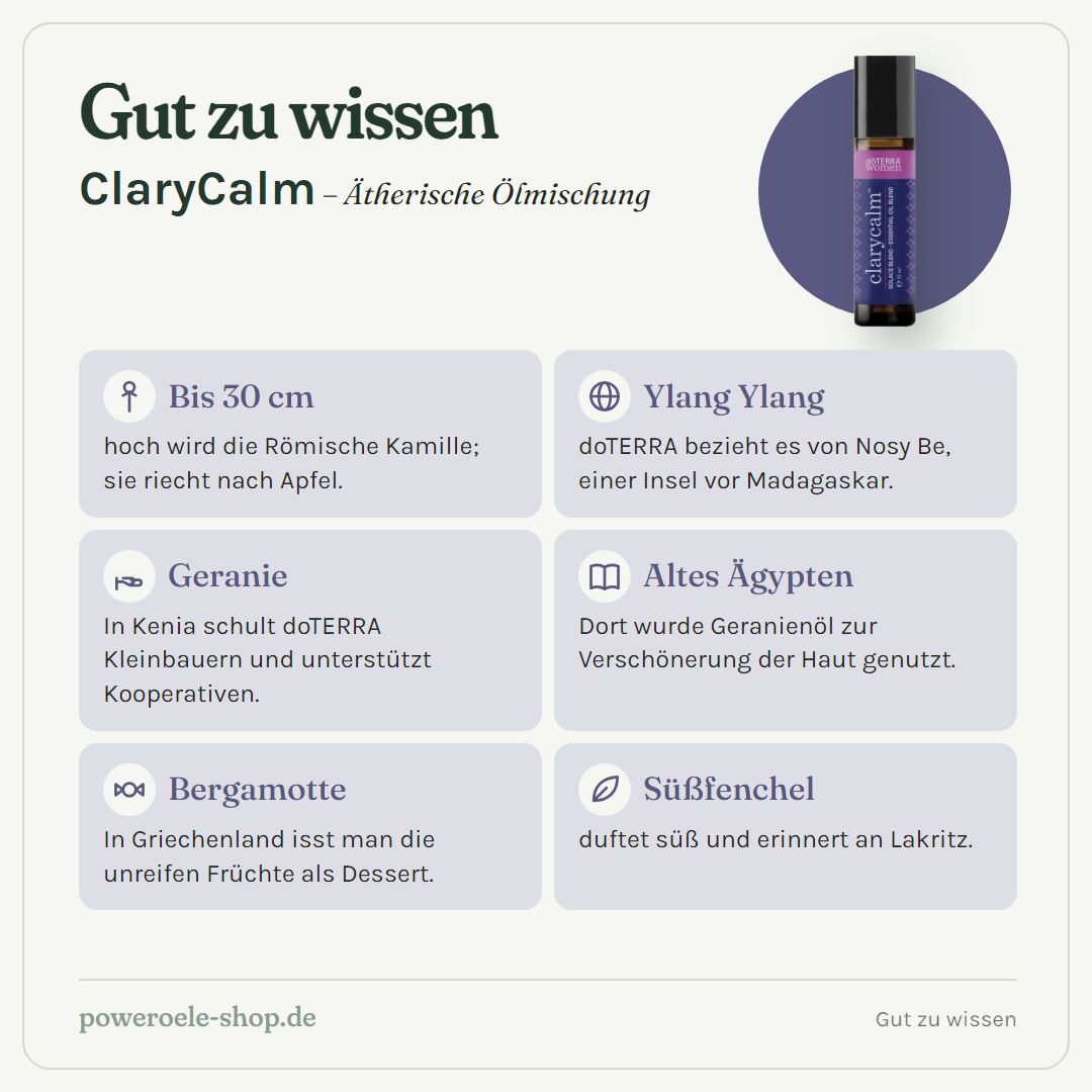 doTERRA Clary Calm - Tröstende Mischung - Gut zu wissen