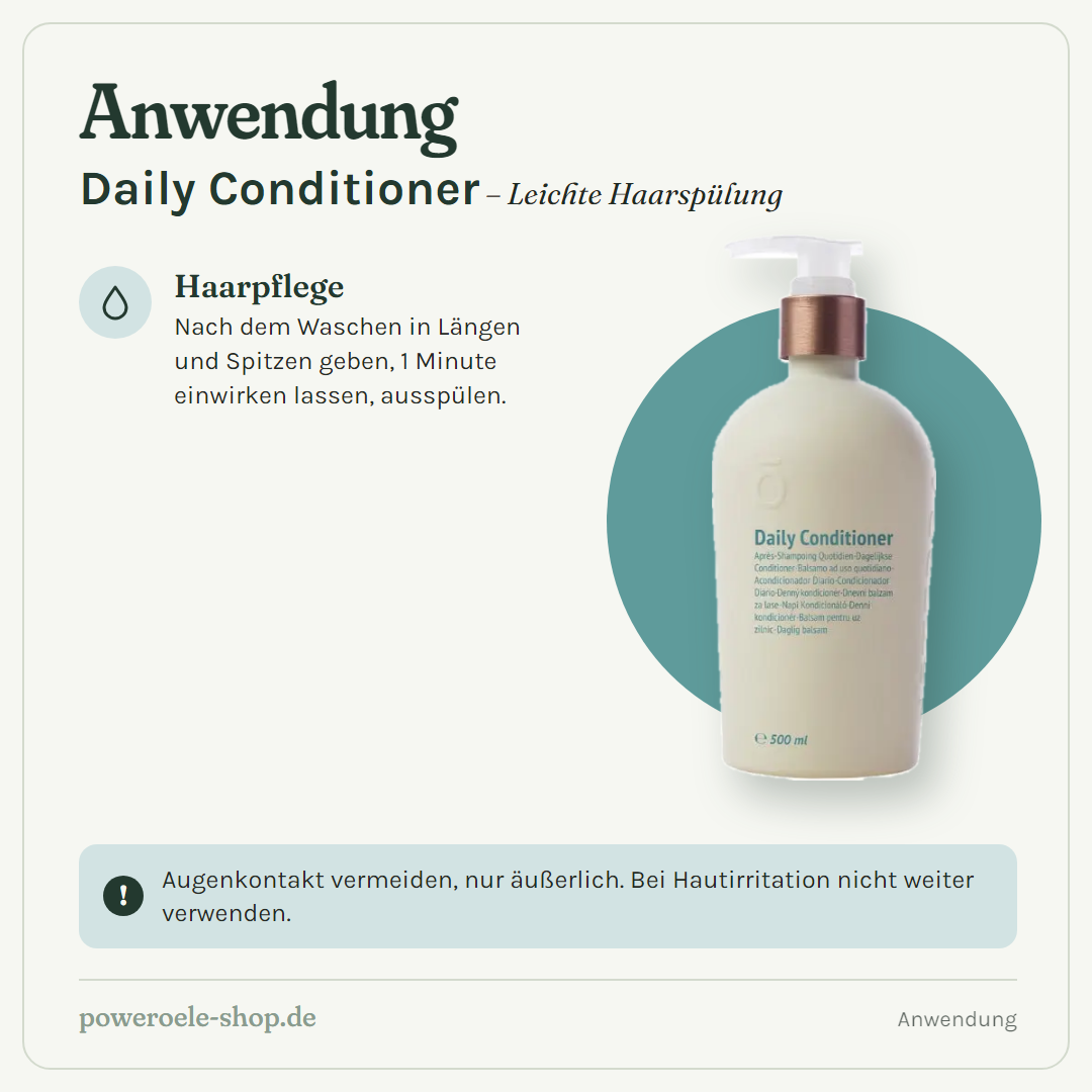 doTERRA Daily Conditioner - Anwendung