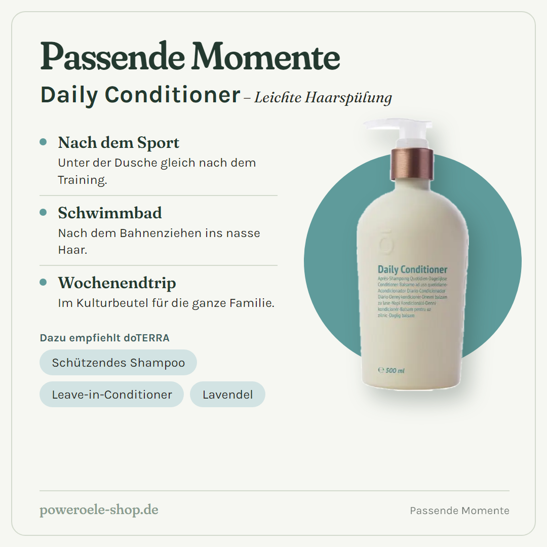 doTERRA Daily Conditioner - Passende Momente