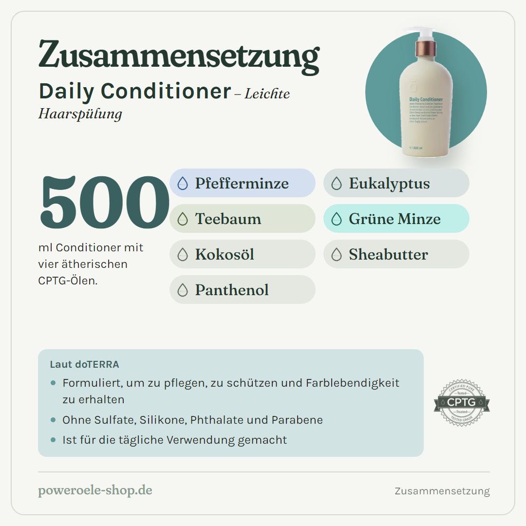 doTERRA Daily Conditioner - Zusammensetzung