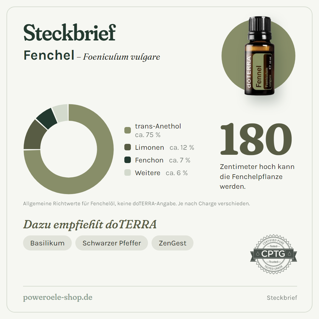 doTERRA Fennel (Süßfenchel) - Steckbrief