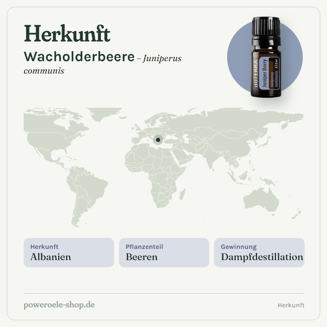 doTERRA Juniper Berry Wacholderbeere - Herkunft