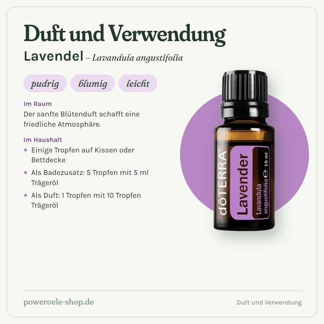 doTERRA Lavendel - Duft und Verwendung