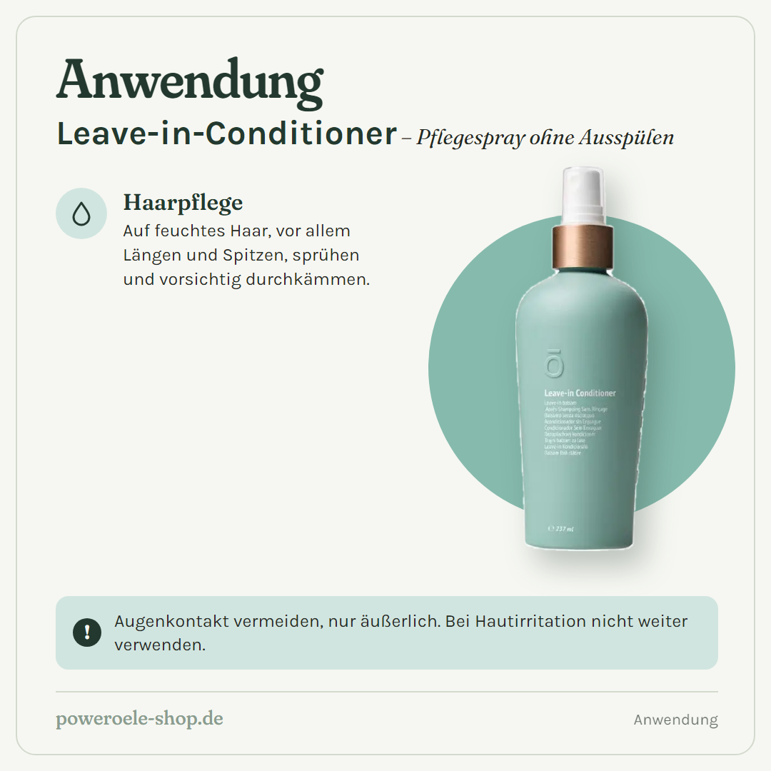 doTERRA Leave-in-Conditioner - Anwendung