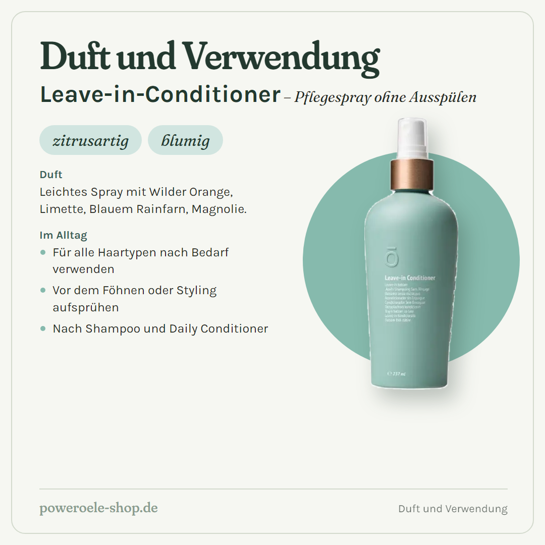 doTERRA Leave-in-Conditioner - Duft und Verwendung