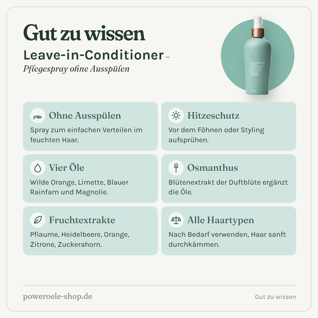 doTERRA Leave-in-Conditioner - Gut zu wissen