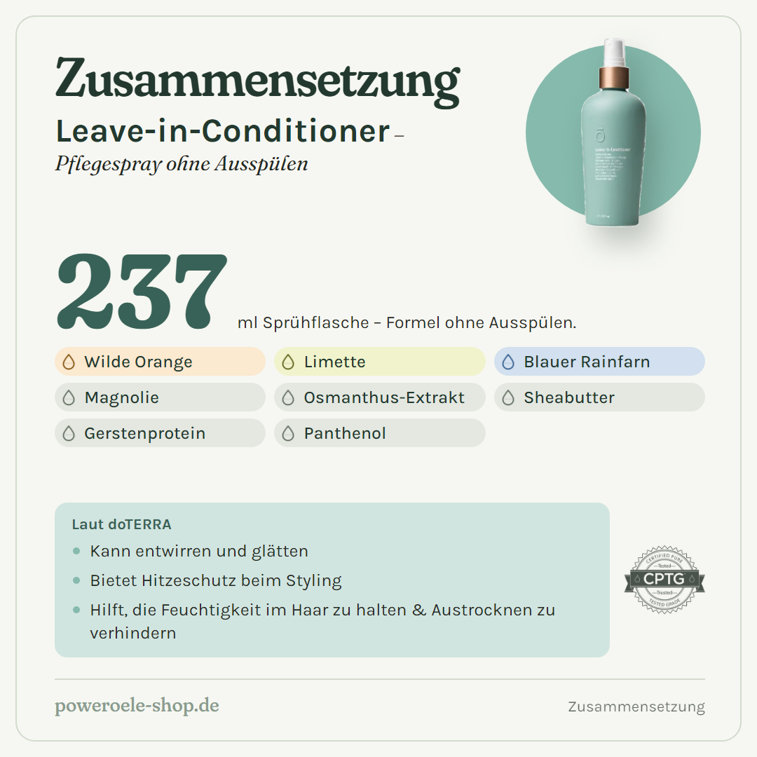 doTERRA Leave-in-Conditioner - Zusammensetzung