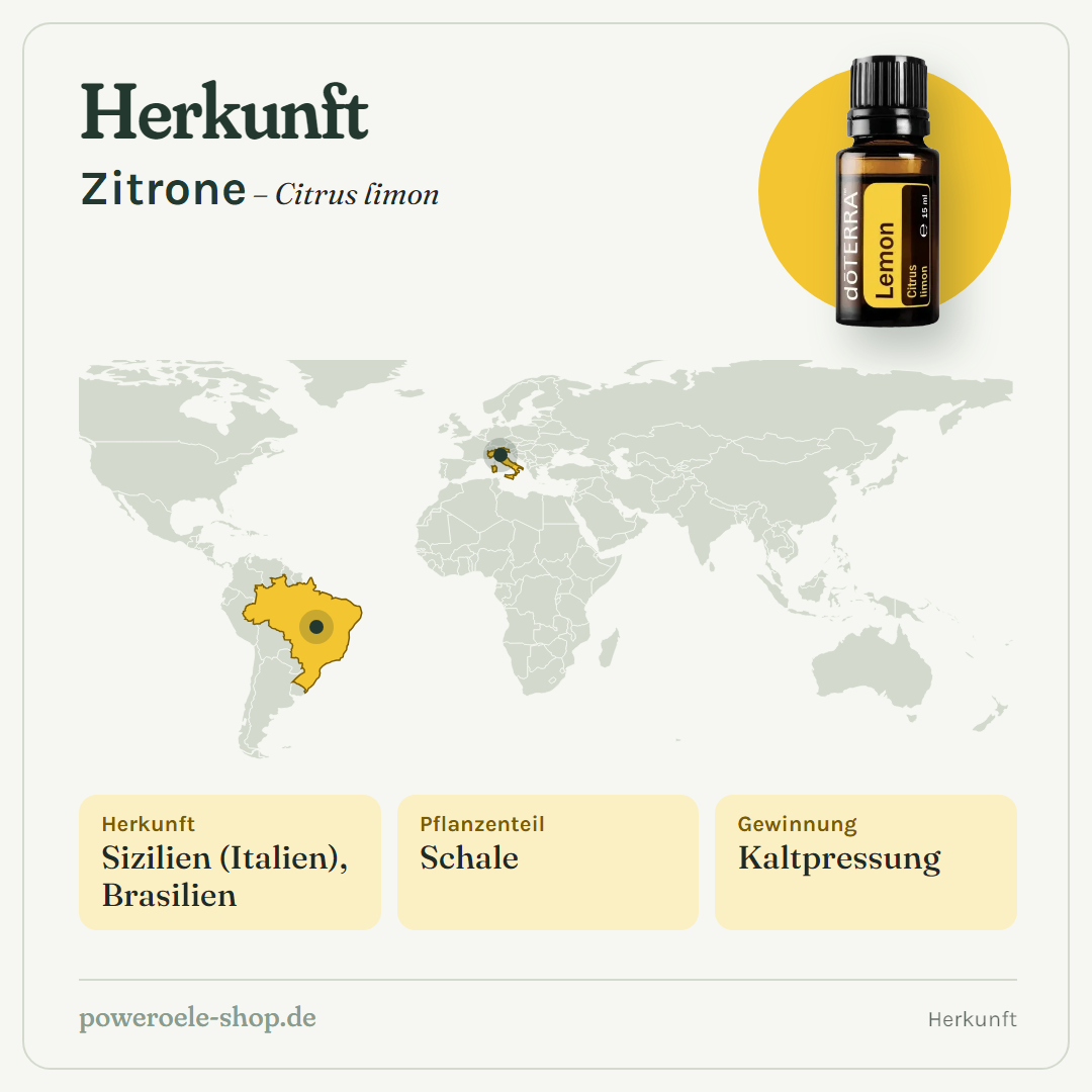 doTERRA Lemon - Herkunft