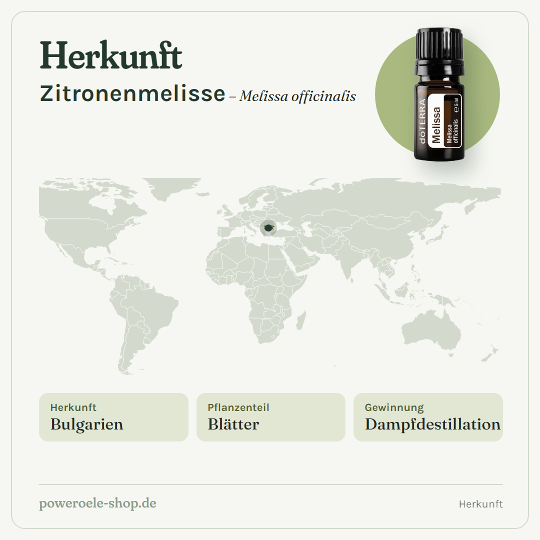 doTERRA Melissa - Herkunft