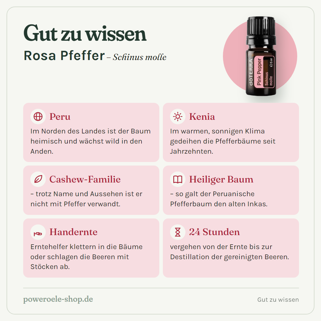 doTERRA Pink Pepper - Gut zu wissen