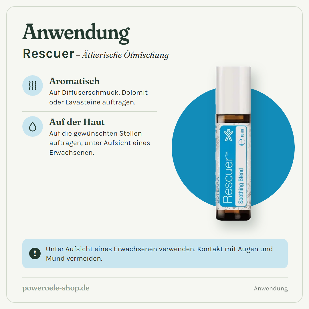 doTERRA Rescuer - Lindernde Mischung - Anwendung