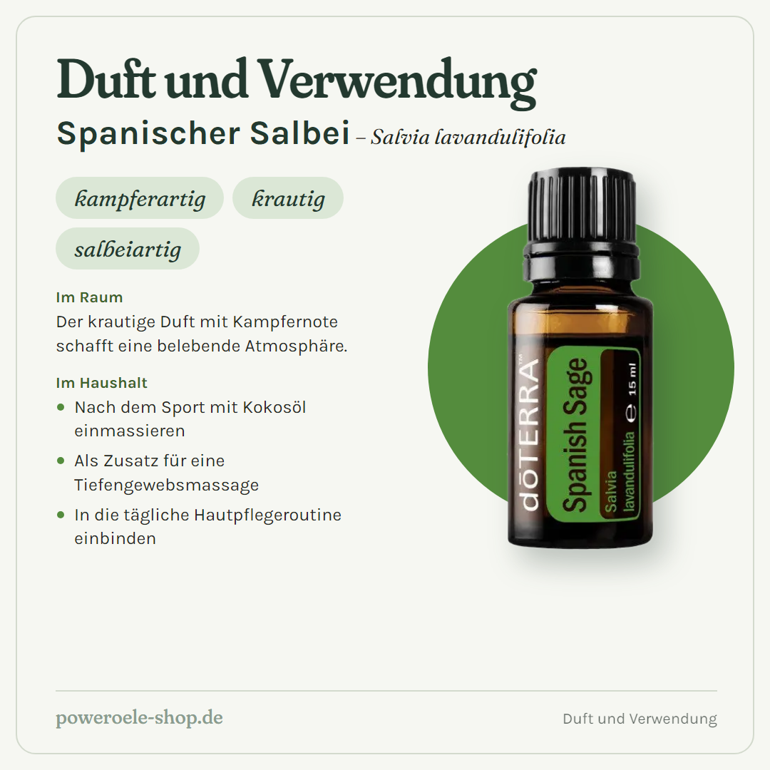 doTERRA Spanish Sage - Duft und Verwendung