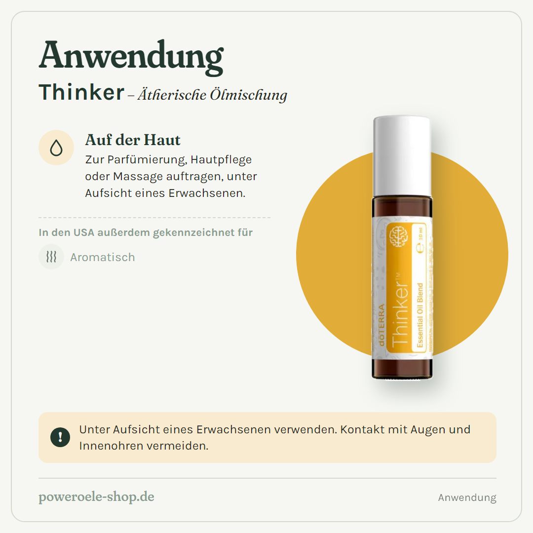 doTERRA Thinker - Anwendung