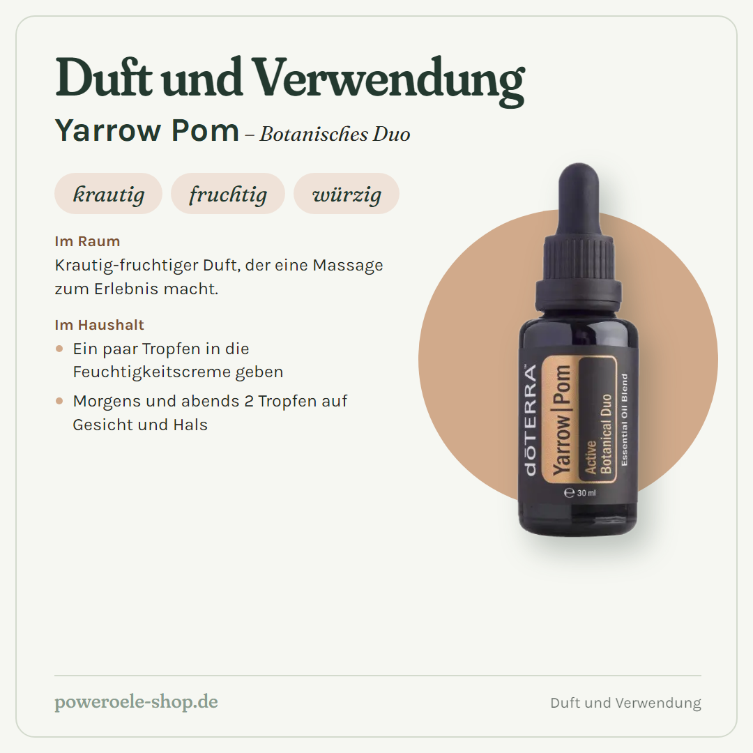 doTERRA Yarrow Pom - Duft und Verwendung