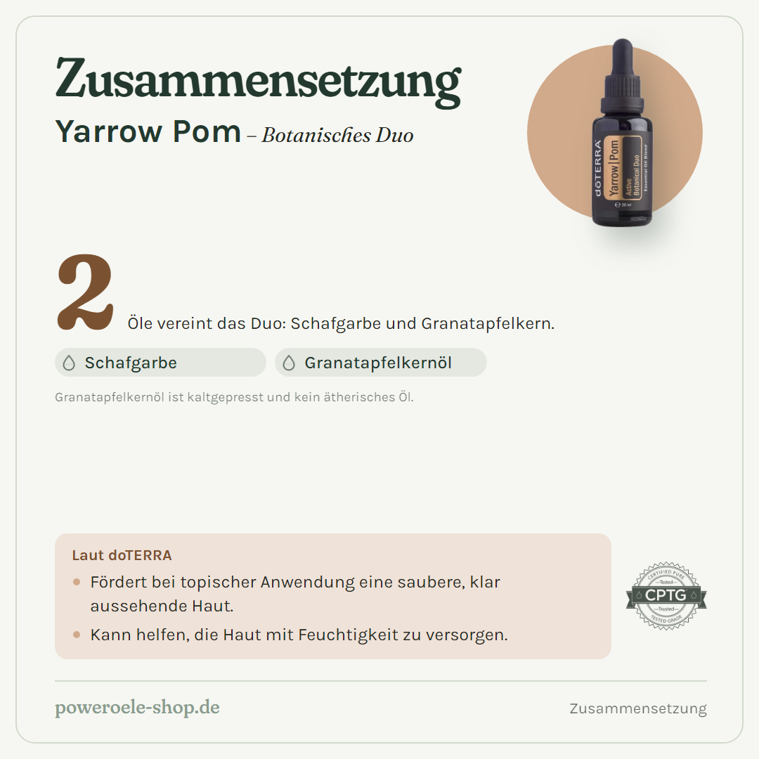 doTERRA Yarrow Pom - Zusammensetzung