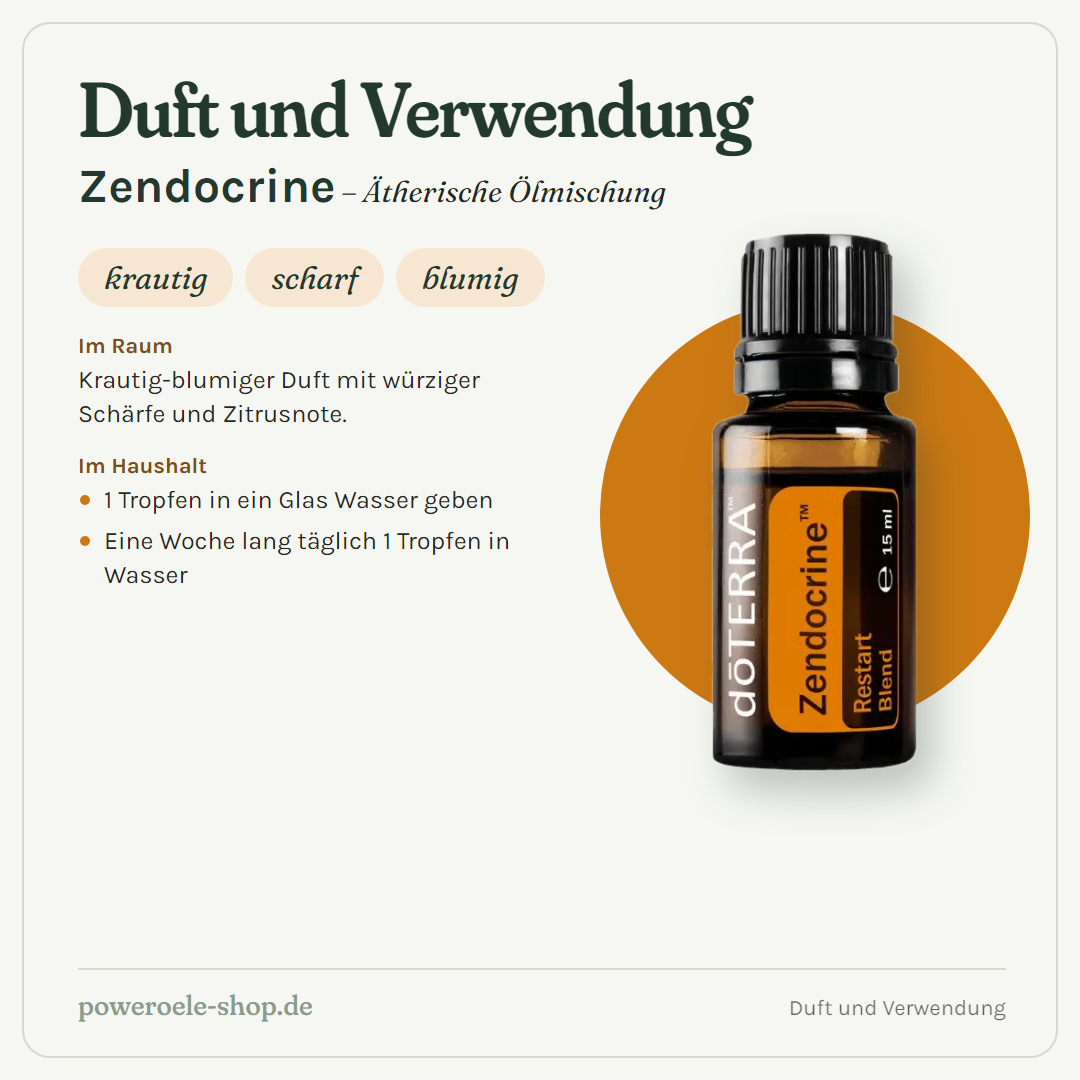 doTERRA Zendocrine - Mischung für den Neuanfang - Duft und Verwendung