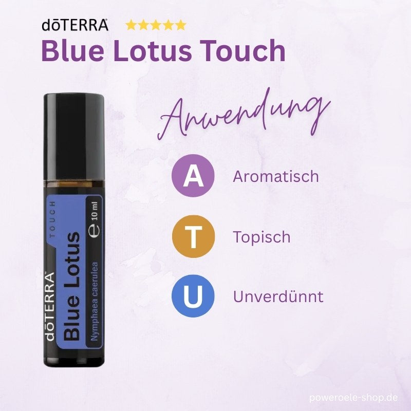 doterra blue lotus touch Anwendung