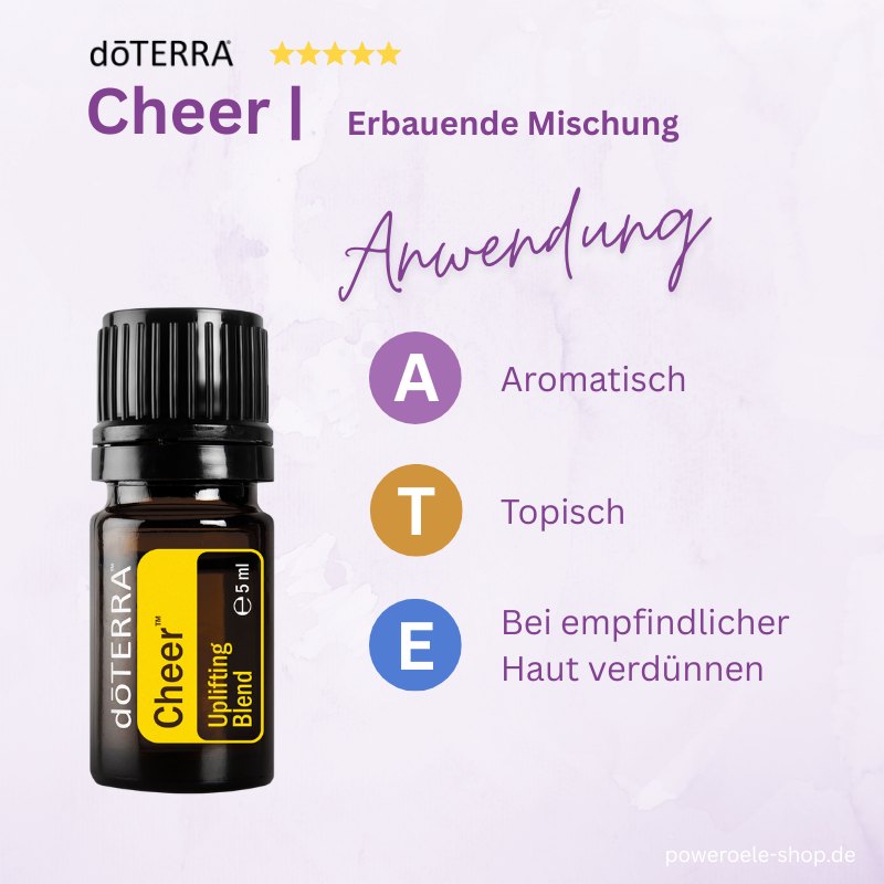 doTERRA Cheer Anwendung