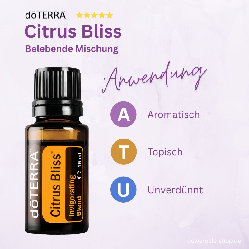doTERRA Citrus Bliss Anwendung