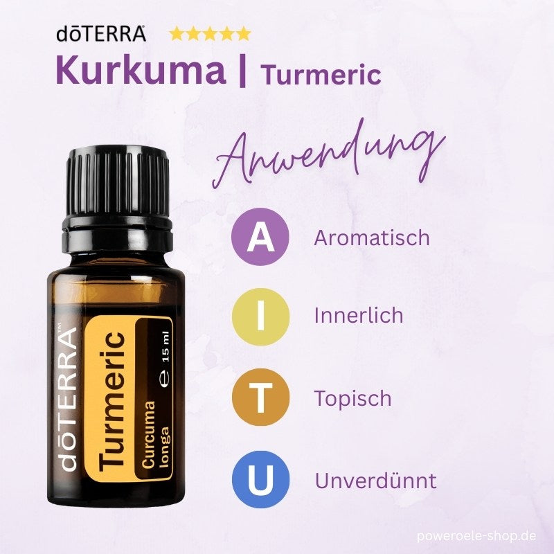 doTERRA Kurkuma Anwendung