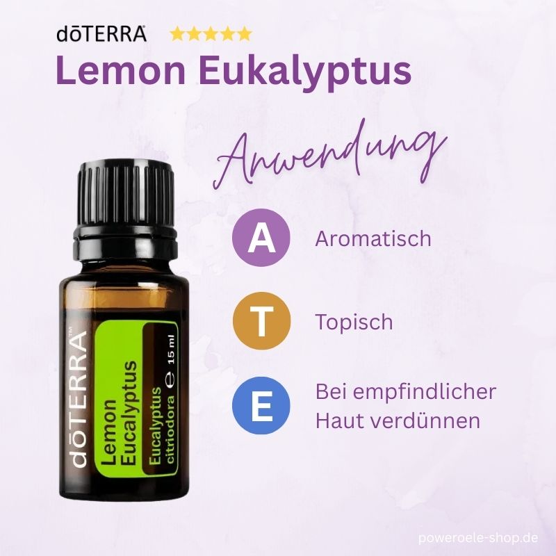 doTERRA Lemon Eucalyptus Anwendung