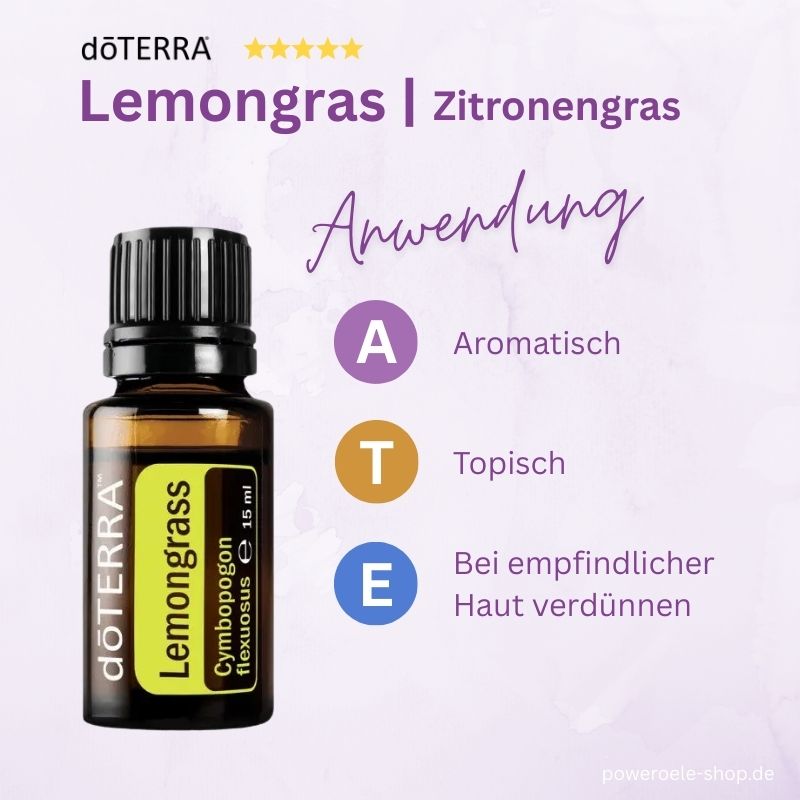 doTERRA Lemongras Anwendung