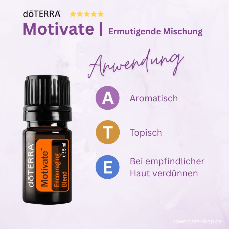 doTERRA Motivate Anwendung