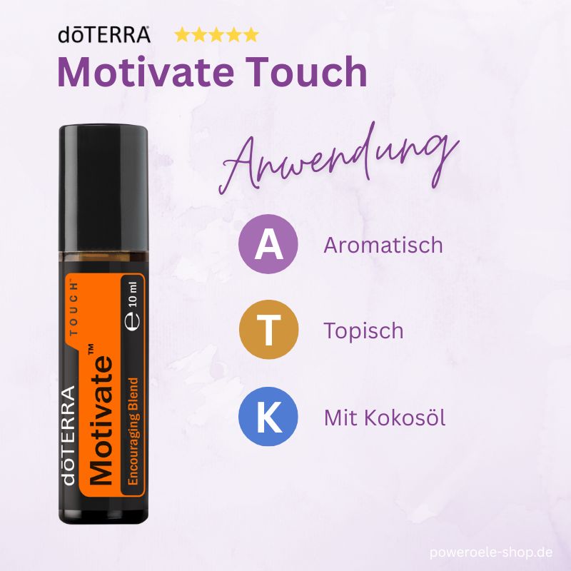 doTERRA Motivate Touch Anwendung