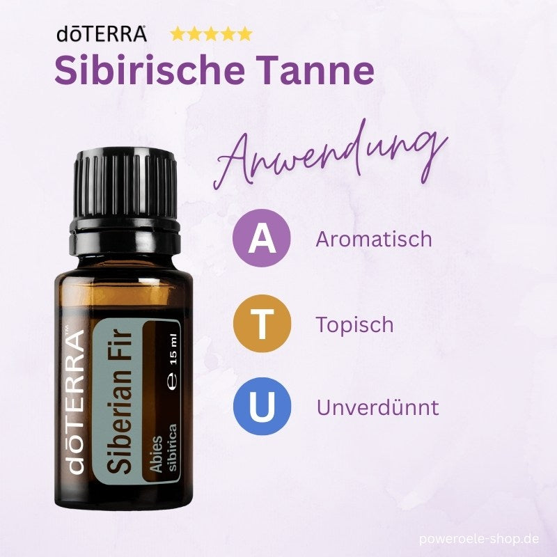 doTERRA Siberian Fir Anwendung