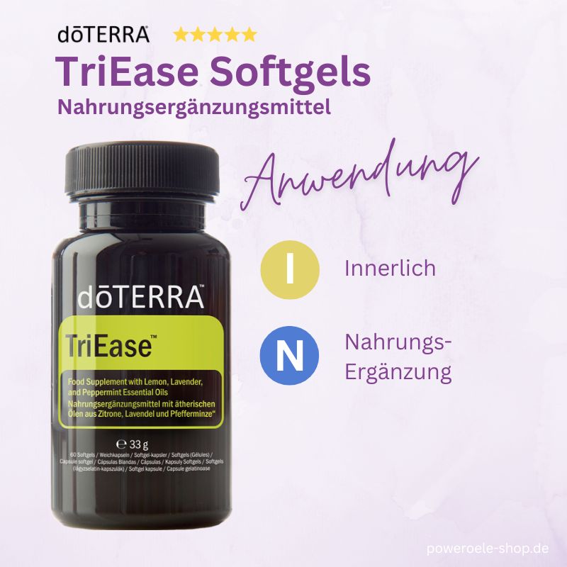 doTERRA TriEase Softgels Anwendung