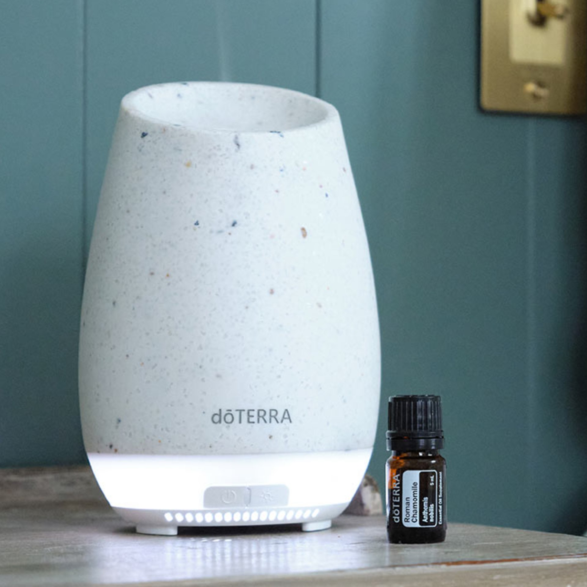 doTERRA Diffuser im Schlafzimmer