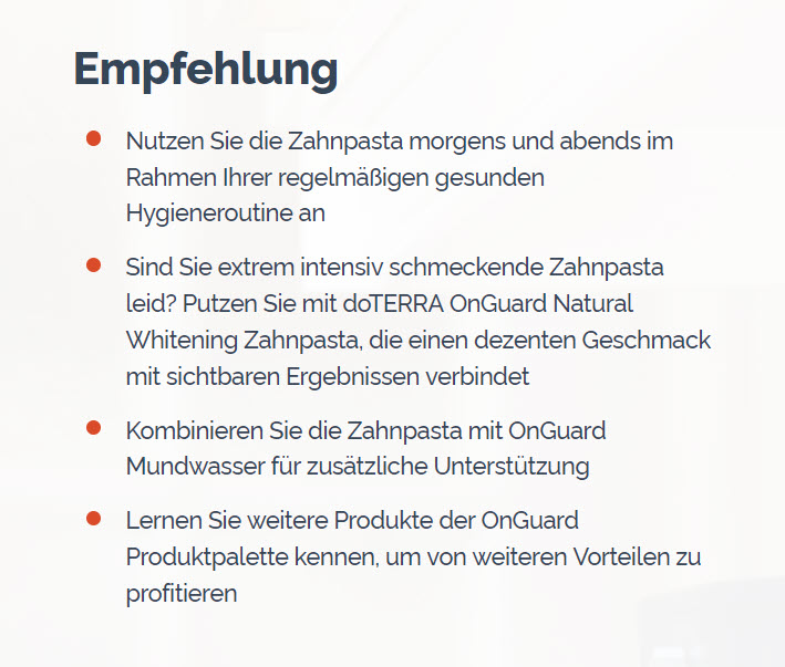 doTERRA On Guard Aufhellende Zahnpasta (3-er Pack) Empfehlung