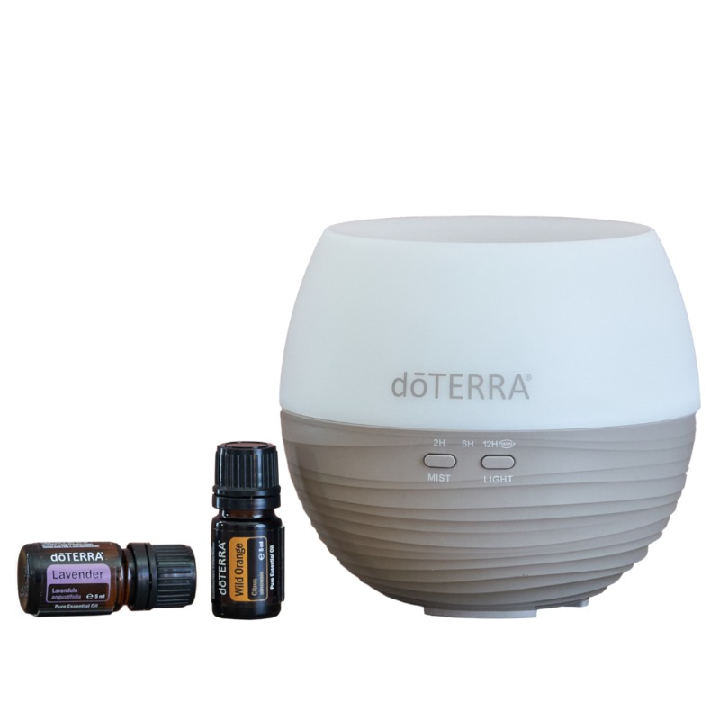 doTERRA Petal Diffuser Tio mit Lavendel und Wildorange